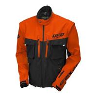 UFO PLAST "taiga" jas enduro jacket ufo black/orange gr. m - thumbnail