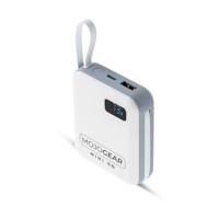 MOJOGEAR MINI GO 10.000mAh powerbank met kabels - Wit - thumbnail