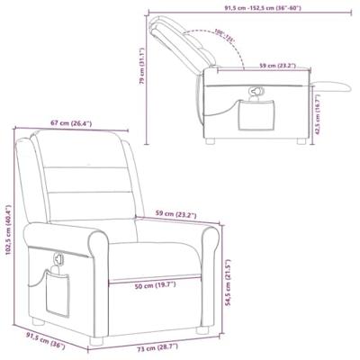 Massagestoel verstelbaar stof crèmekleurig