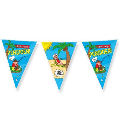 Paperdreams Party vlag Pensioen cartoon