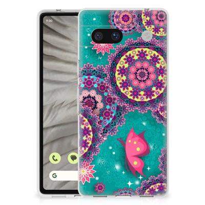 Google Pixel 7A | Hoesje maken | Cirkels en Vlinders Google Pixel 7A | Hoesje maken | Cirkels en Vlinders