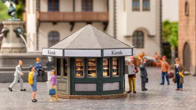 NOCH 14320 H0 kiosk Bouwpakket NOCH 14320 H0 kiosk Bouwpakket