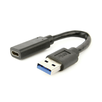 Gembird A-USB3-AMCF-01 USB-kabel 0,1 m USB A USB C Zwart - thumbnail