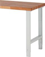 Promat/Tecwerk Werkbankvoet | BK 650 | verstelbaar | H750-1100xB70/120mm | lichtgrijs, RAL 7035 - 9000425540 - thumbnail