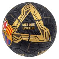 Voetbal FC Barcelona Lightning Maat 5 Zwart/Goud - thumbnail