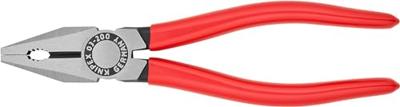 Knipex Kombitang zwart geatramenteerd met kunststof bekleed 200 mm - 0301200