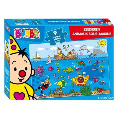 Bumba Puzzel Zeedieren 9 Stukjes