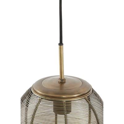Light & Living Hanglamp 'Yaelle' 3-Lamps, kleur Antiek Brons/Mat Zwart