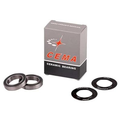 Cema kogellager set voor 24mm bottom bracket keramisch zwart