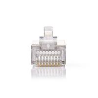 Netwerkconnector | RJ45 Male - Voor Stranded Cat5 U/FTP-Kabels | 10 Stuks | Metaal - thumbnail