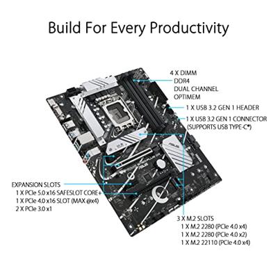 Moederbord Asus PRIME B760-PLUS D4 LGA 1700 - thumbnail