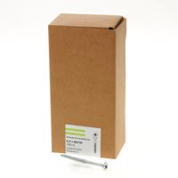 Spaanplaatschroef verzinkt platkop pozidrive-3 6.0X80/50 deeldraad (100) - thumbnail