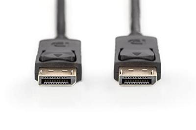 Digitus AK-340100-030-S DisplayPort-kabel DisplayPort Aansluitkabel DisplayPort-stekker, DisplayPort-stekker 3.00 m Zwart Digitus AK-340100-030-S DisplayPort-kabel DisplayPort Aansluitkabel DisplayPort-stekker, DisplayPort-stekker 3.00 m Zwart