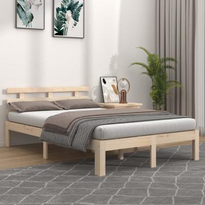 Bedframe massief hout 180x200 cm Super King Size