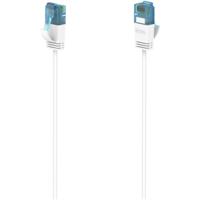 Hama Netwerkkabel Flexi-Slim, CAT-6a, 10 Gbit/s, U/UTP, 1,50 m UTP kabel Wit - thumbnail