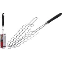 Worsten grill chrome zwart babecue - thumbnail