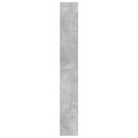 Boekenkast 80x24x176 cm bewerkt hout betongrijs - thumbnail