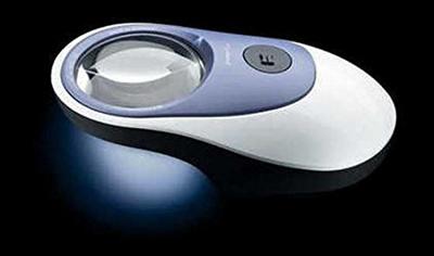 Eschenbach 158620 LED POWERLUX Vergrootglas Met LED-verlichting Vergrotingsfactor: 5 x Lensgrootte: (Ø) 58 mm Wit Eschenbach 158620 LED POWERLUX Vergrootglas Met LED-verlichting Vergrotingsfactor: 5 x Lensgrootte: (Ø) 58 mm Wit