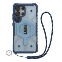 Urban Armor Gear Pathfinder Outdoor telefoonhoes Samsung Galaxy S25 Ultra Blauw, Transparant Inductieve lading, Met polsband, Stootbestendig - thumbnail