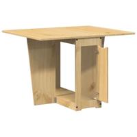 Eettafel Corona inklapbaar massief grenenhout wasbruin - thumbnail