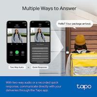 TP-Link Tapo D230S1 Zwart, Wit - thumbnail
