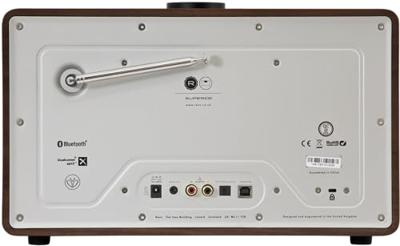 Revo: SuperCD All-In-One DAB+ Internetradio met CD-speler - Walnut/Silver