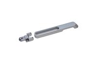 ASSA ABLOY DCG120 Haakarm | voor montage aan niet-scharnierzijde van DCG461..DCG464 | kleur zilver EV1. - 10027511 - thumbnail