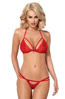 Ondergoed Set Obsessive 838-SET-3 Rood L/XL - thumbnail
