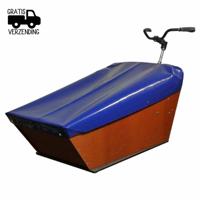 Dekzeil Bakfiets Lang Blauw - thumbnail