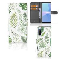 Sony Xperia 10 III Hoesje Leaves - thumbnail