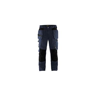 Blåkläder Werkbroek met spijkerzakken 15551860 | Donker marineblauw/Zwart | Maat D124 - 7330509590317 Blåkläder Werkbroek met spijkerzakken 15551860 | Donker marineblauw/Zwart | Maat D124 - 7330509590317