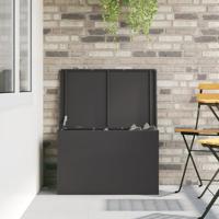 Buitenopslagdoos Zwart 80 x 50.5 x 50 cm Koudgewalst staal - thumbnail
