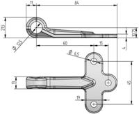 BÜNTE opschroefoog "fbs". invasive fbs gr.0 d=12,5 length 95mm - thumbnail