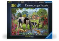 Ravensburger puzzel Hadlow ponies 500 stukjes - thumbnail