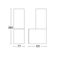 Steinel LED AUSSENLEUCHTE L 605 ANT 069506 Buitenlamp (wand) LED Zonder 11.3 W Antraciet-grijs - thumbnail