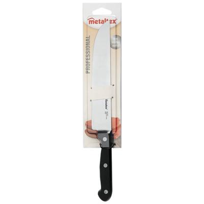 Metaltex professional chefmes 31 cm zwart/rvs