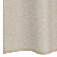 Voile Gordijn met gordijnen 2 pcs Zand 140 x 140 cm Polyester - thumbnail