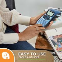 Gelamineerde Tape voor Labelmakers Dymo 91203 12 mm LetraTag® Zwart Rood (10 Stuks) - thumbnail