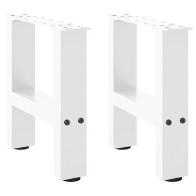 Salontafelpoten 2 st 40x(30-31) cm staal wit