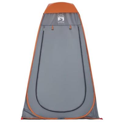 Privacytent pop-up waterdich grijs en oranje - thumbnail