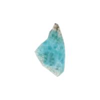 Ruwe Edelsteen Larimar Schijf (Model 5) - thumbnail