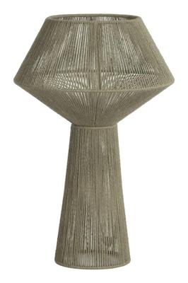 Light & Living Tafellamp 'Fugia' Jute, 57cm, kleur Lichtgroen
