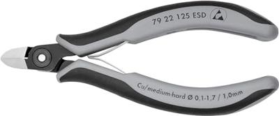 Knipex Zijsnijtang ronde-kop 125 mm ESD - 7922125ESD - thumbnail