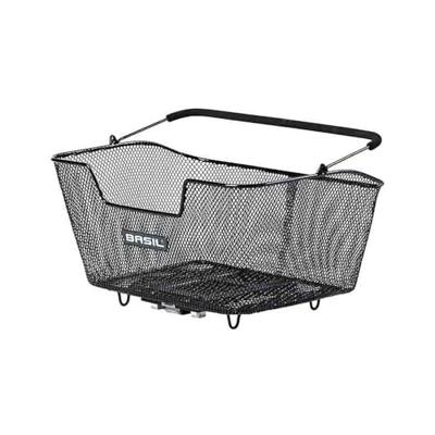 Basil Fietsmand base m met mik bevestiging 14 liter 25 x 33 x 17 cm - zwart