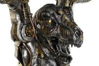 Bijzettafel Home ESPRIT Grijs Multicolour Hars 36 x 33 x 51 cm - thumbnail