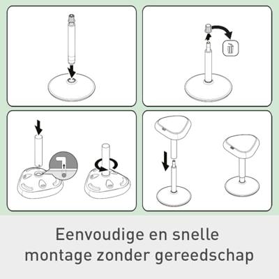 Leitz Stahulp Donkergrijs 65450089