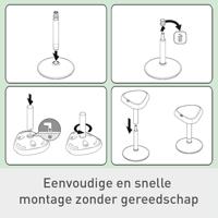 Leitz Ergo actieve Zit/Sta kruk met comfortzitting, lichtgrijs - thumbnail