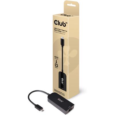 CLUB3D CAC-1520 kabeladapter/verloopstukje USB C Ethernet Zwart CLUB3D CAC-1520 kabeladapter/verloopstukje USB C Ethernet Zwart