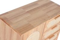 Dressoir Home ESPRIT Natuurlijk Metaal Rotan Rubberwood 73,5 x 35 x 78 cm - thumbnail