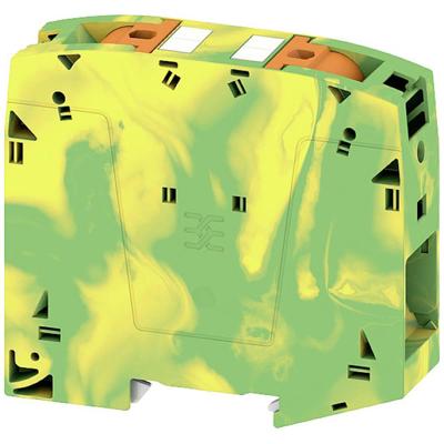 Weidmüller 2742140000 Aardklem Push-In-klem, Steekaansluiting Groen-geel 5 stuk(s)